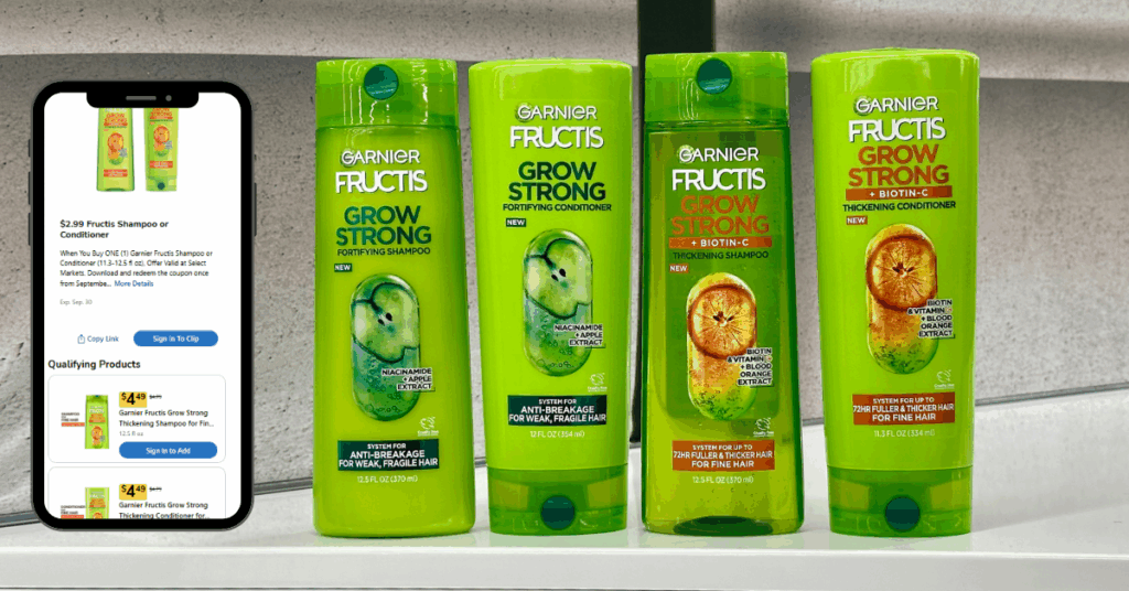 Garnier Fructis Kroger Digital Coupon (2)