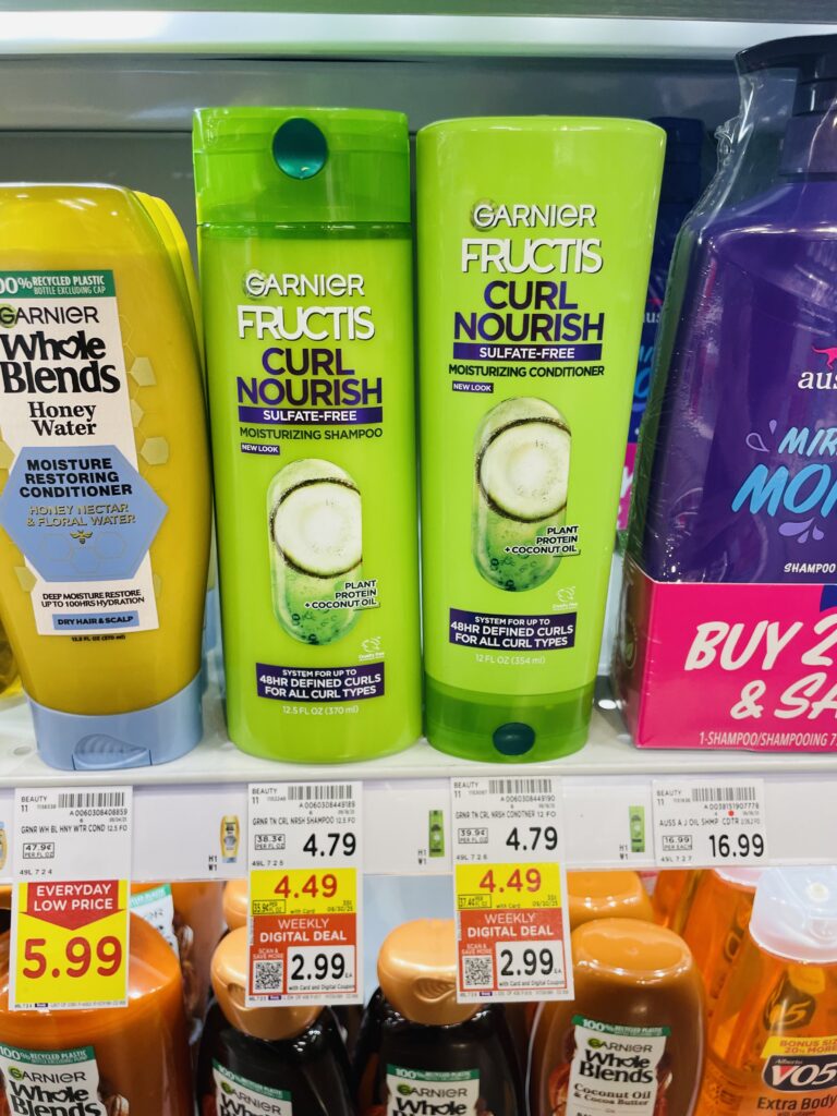 Garnier Fructis Kroger Shelf Image