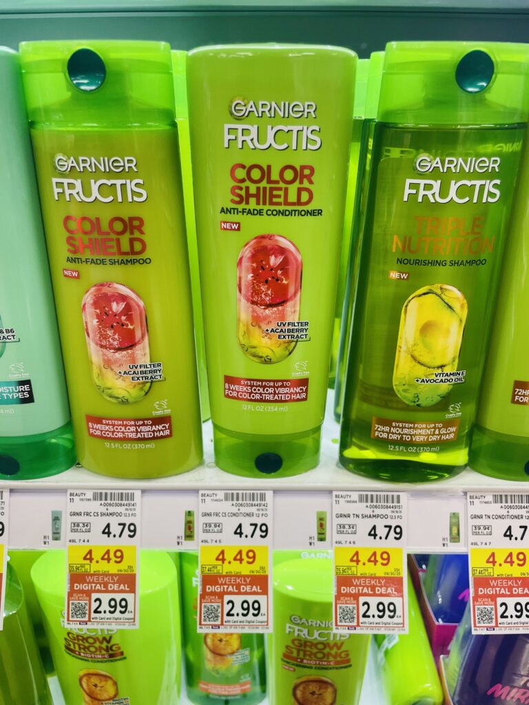 Garnier Fructis Kroger Shelf Image