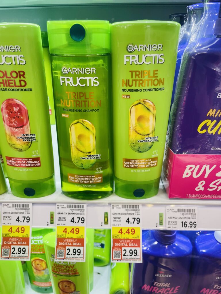 Garnier Fructis Kroger Shelf Image