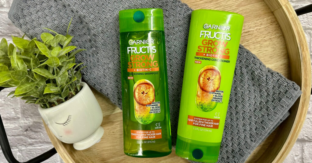 Garnier Grow Strong Shampoo & Conditioner Kroger