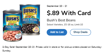 Kroger 2 day sale