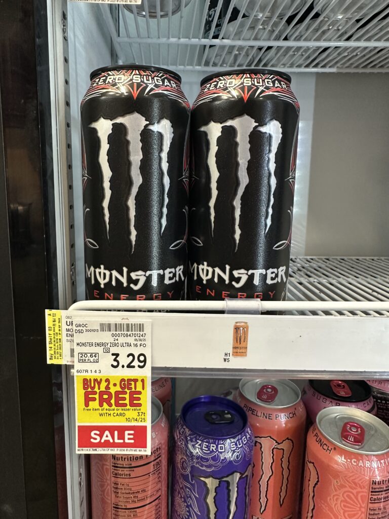 Monster Ultra Black Kroger Shelf Image