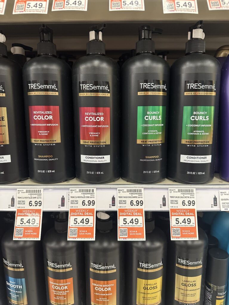 TRESemme Hair Care Kroger Shelf Image