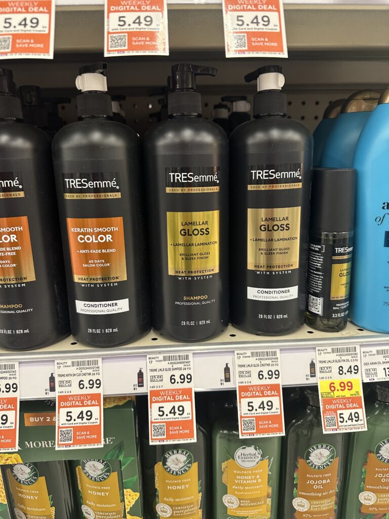 TRESemme Hair Care Kroger Shelf Image