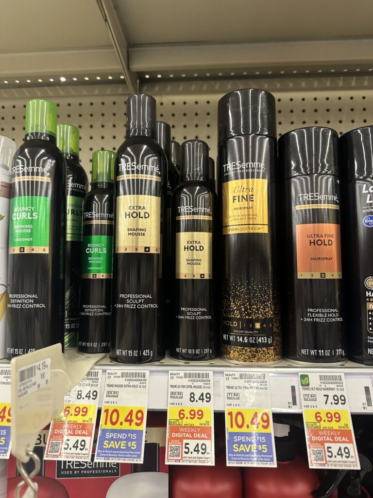 TRESemme Hair Care Kroger Shelf Image