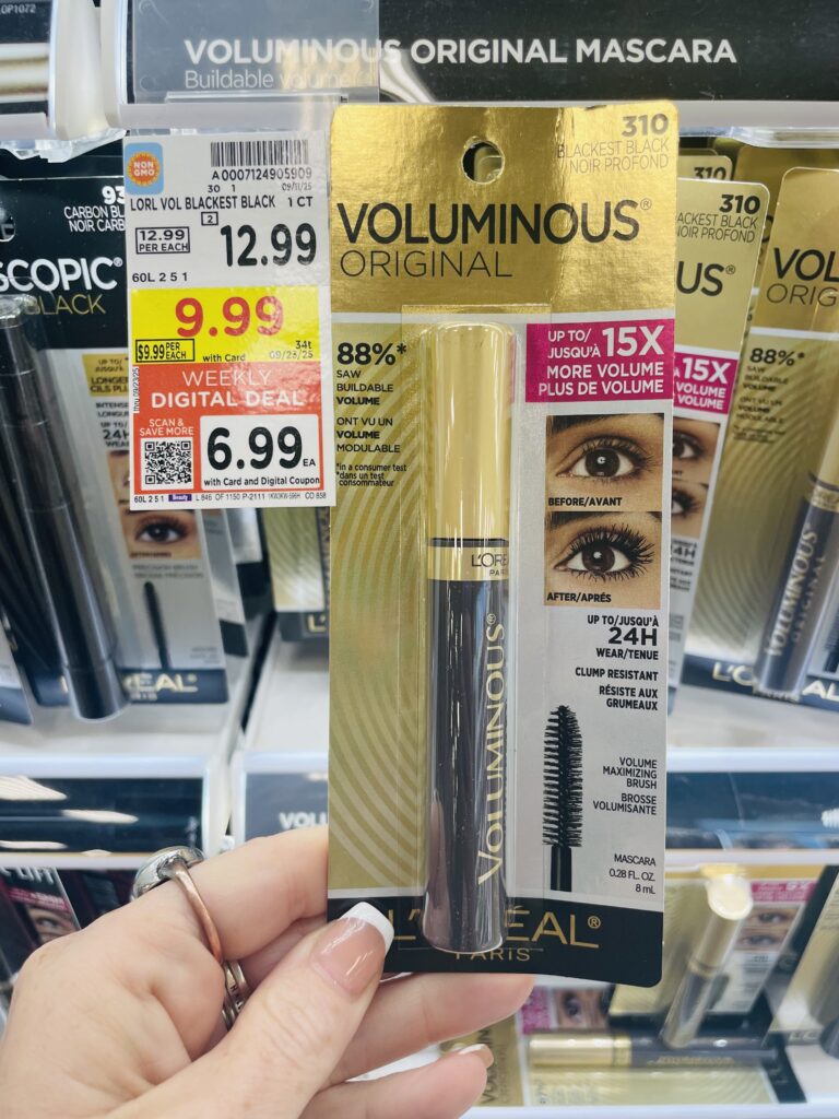 L'Oreal Paris Voluminous Mascara Kroger Shelf Image