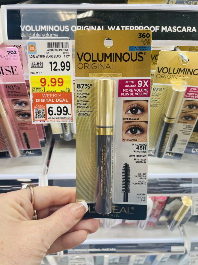 L'Oreal Paris Voluminous Mascara Kroger Shelf Image