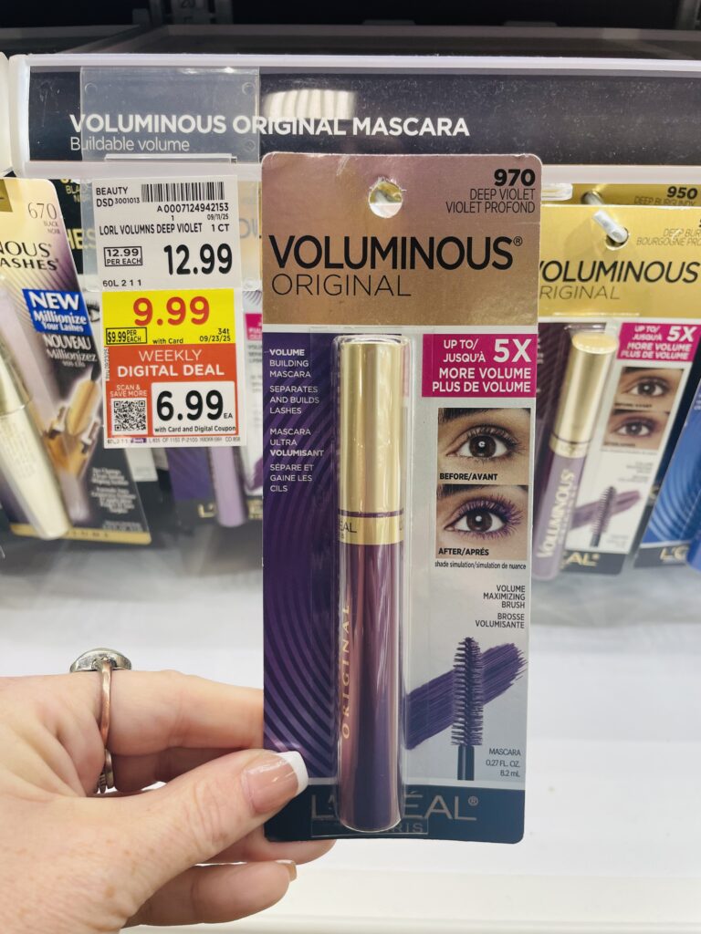 L'Oreal Paris Voluminous Mascara Kroger Shelf Image