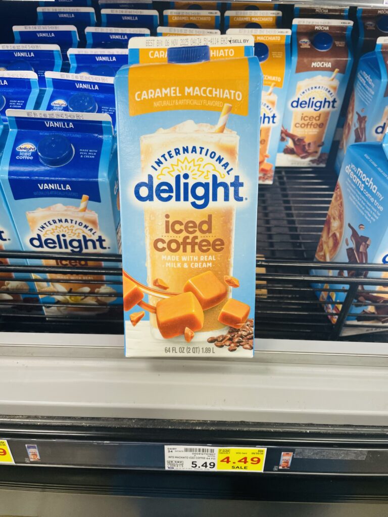 International Delight Iced Coffee Kroger Shelf Image