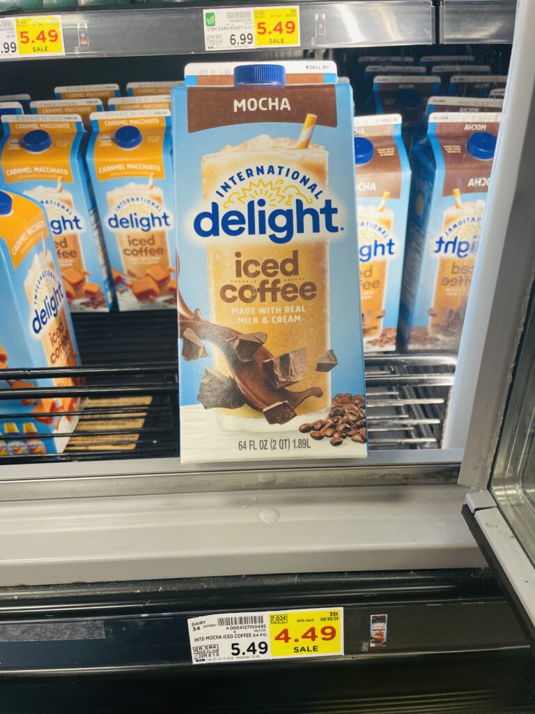 International Delight Iced Coffee Kroger Shelf Image