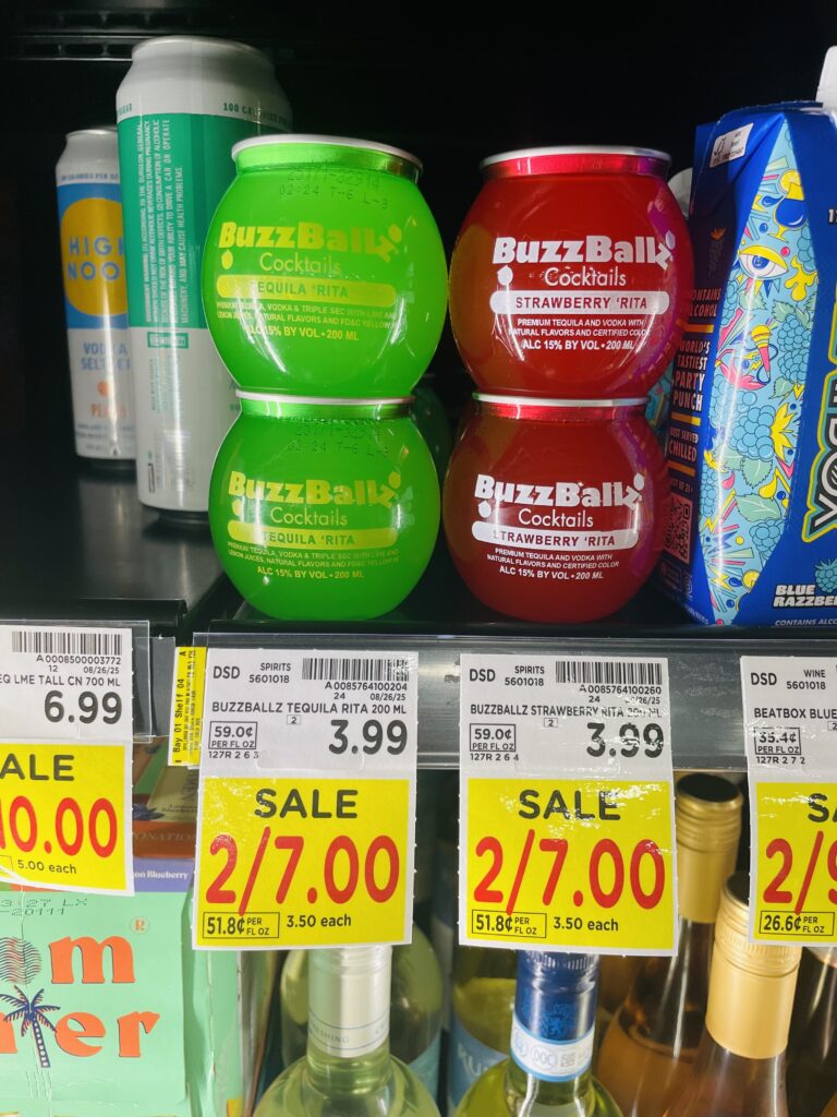 Buzzballz Kroger Shelf Image