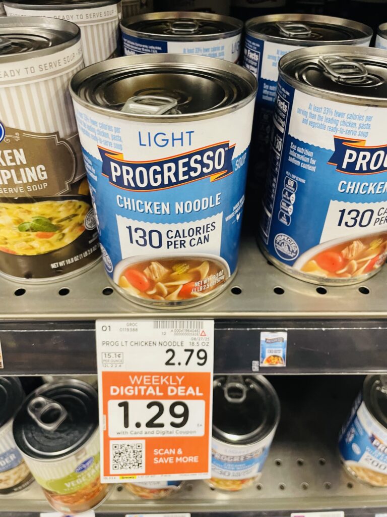 Progresso Soup Kroger Shelf Image 