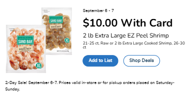 kroger 2 day sale