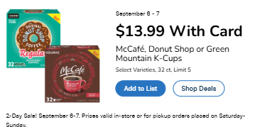 kroger 2 day sale