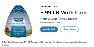 kroger 2 day sale