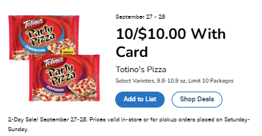 kroger 2 day sale