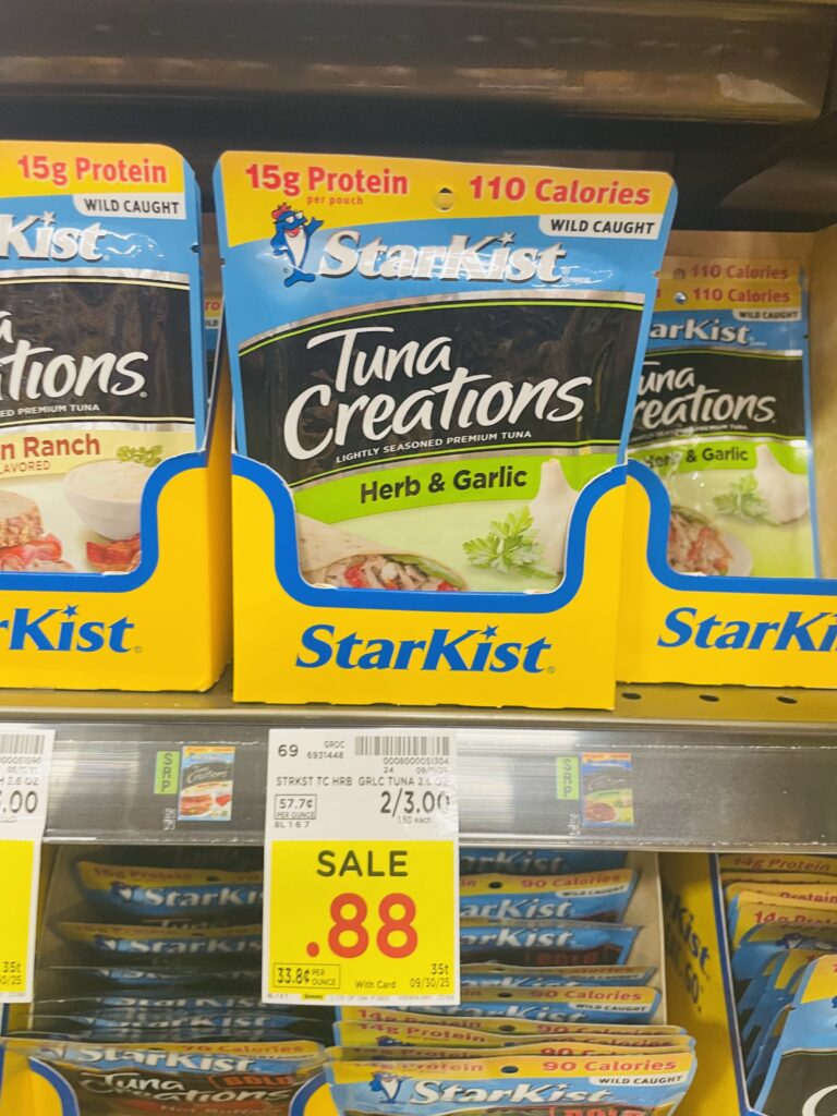 Starkist Tuna Kroger Shelf Image