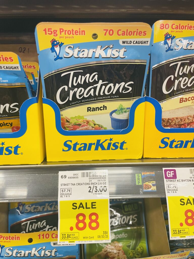Starkist Tuna Kroger Shelf Image