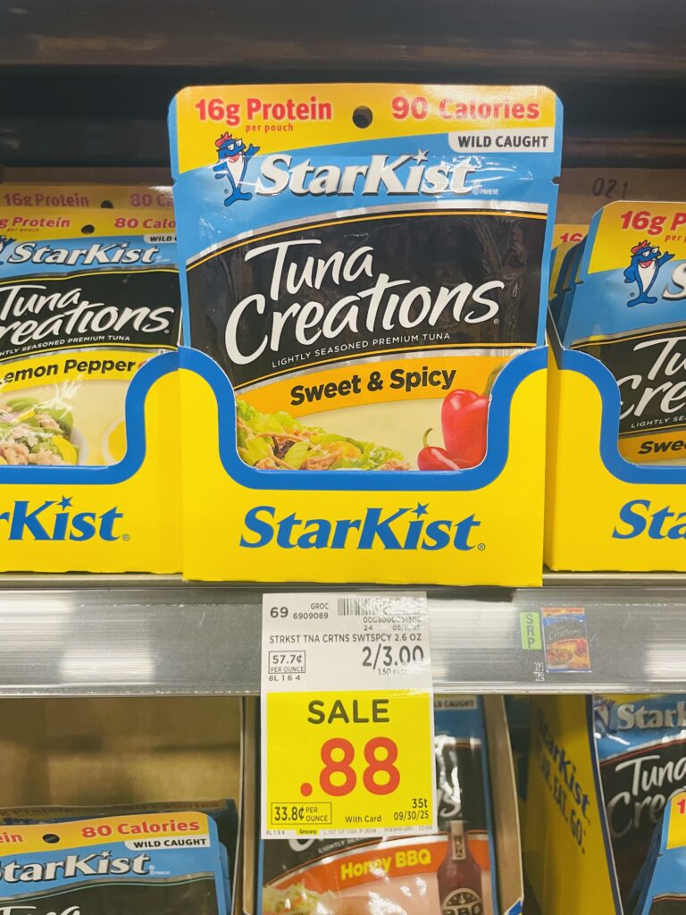 Starkist Tuna Kroger Shelf Image