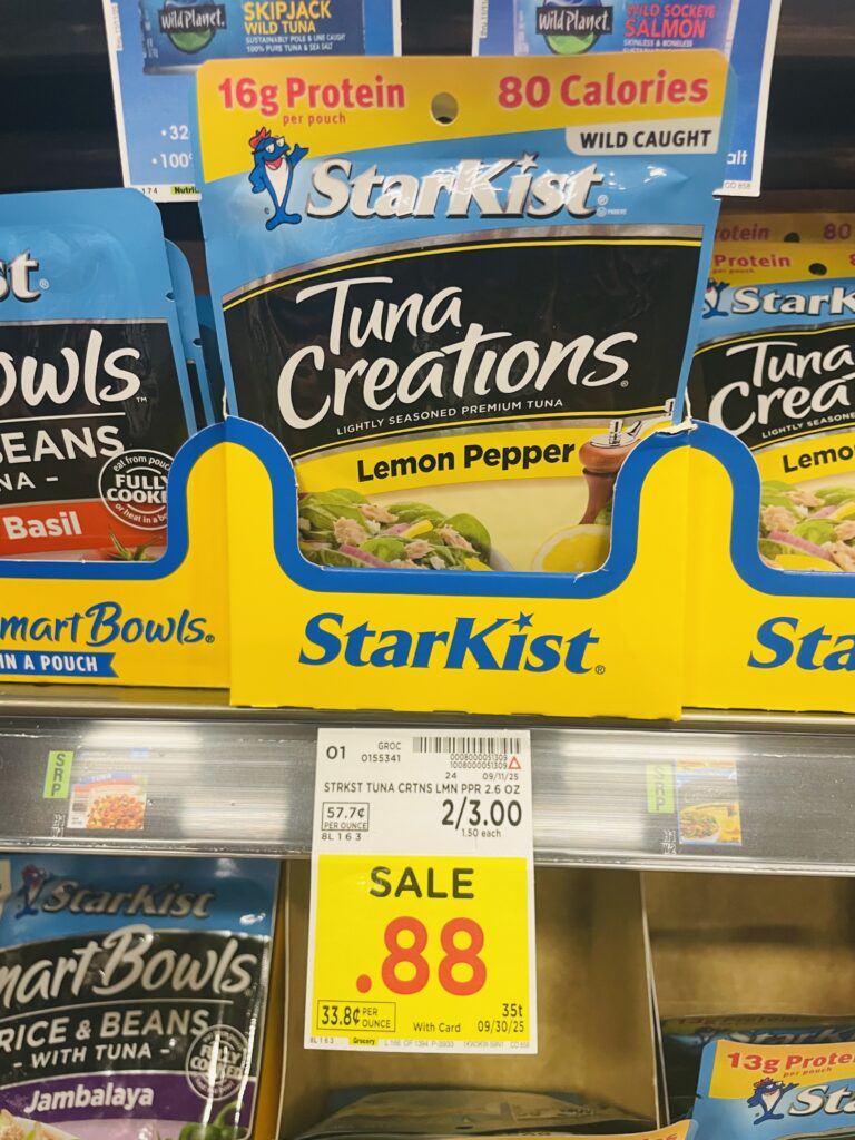 Starkist Tuna Kroger Shelf Image