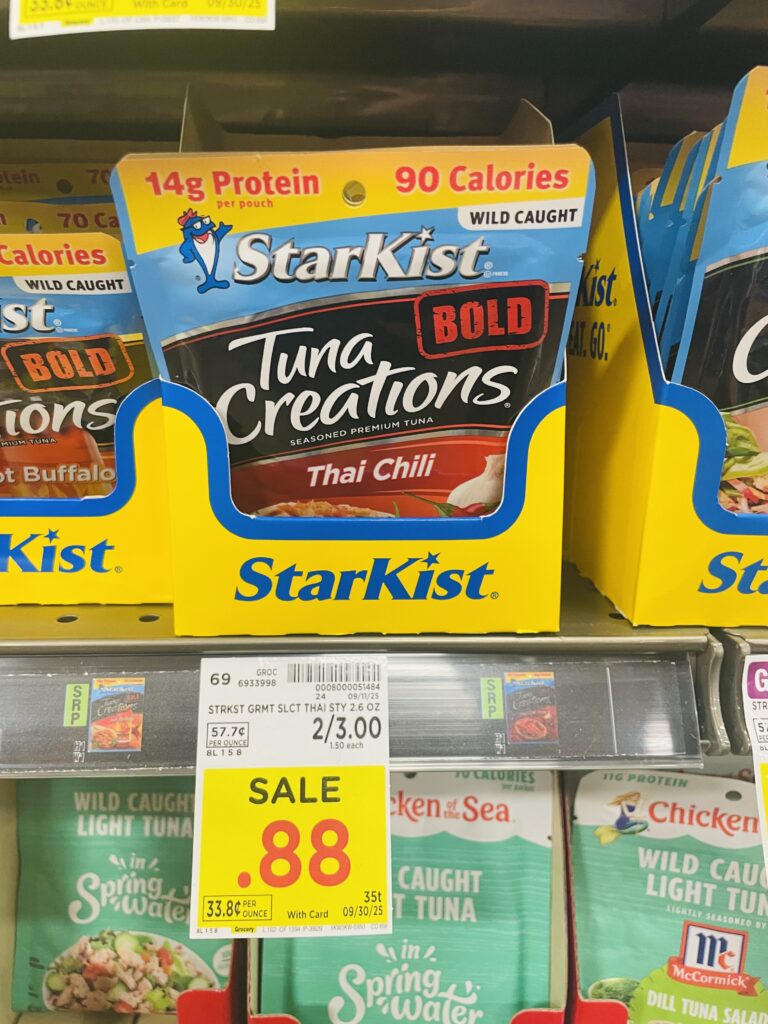 Starkist Tuna Kroger Shelf Image
