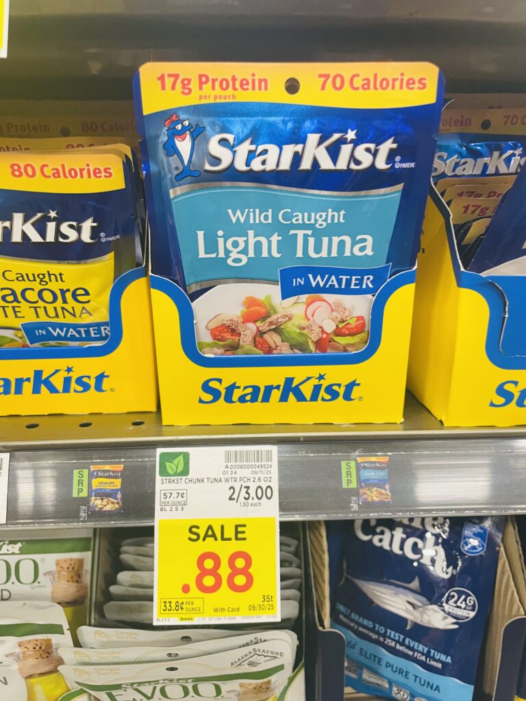 Starkist Tuna Kroger Shelf Image