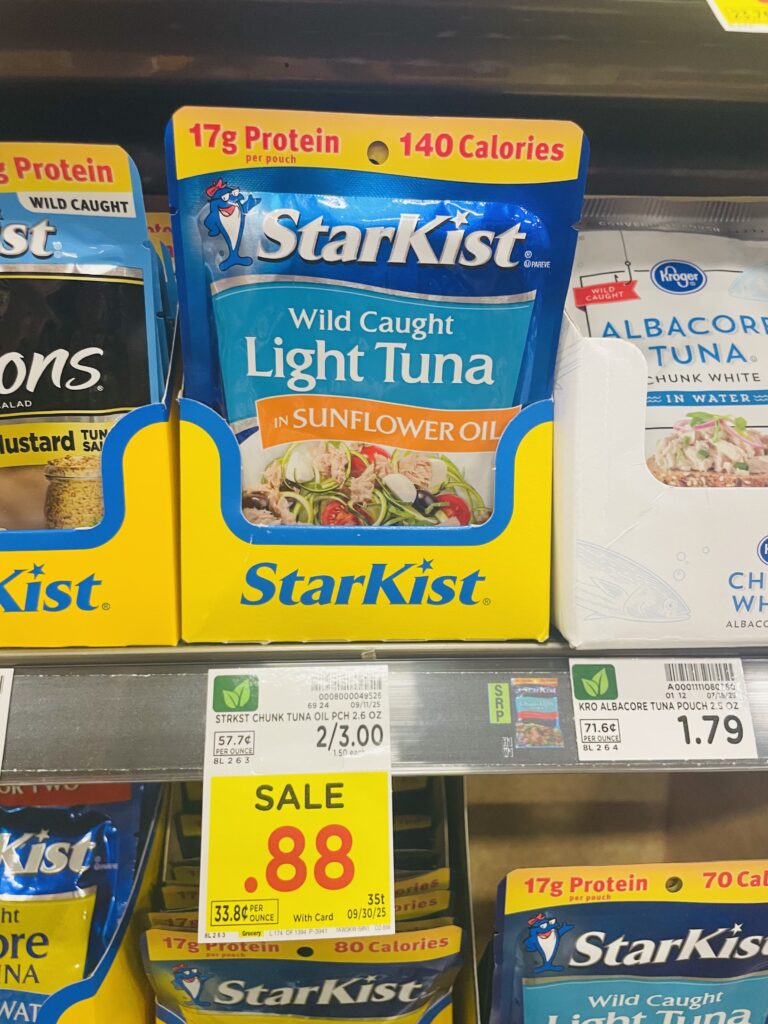 Starkist Tuna Kroger Shelf Image
