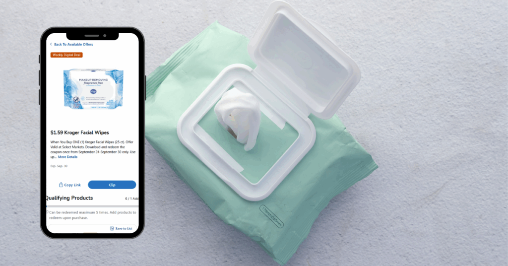kroger facial wipes