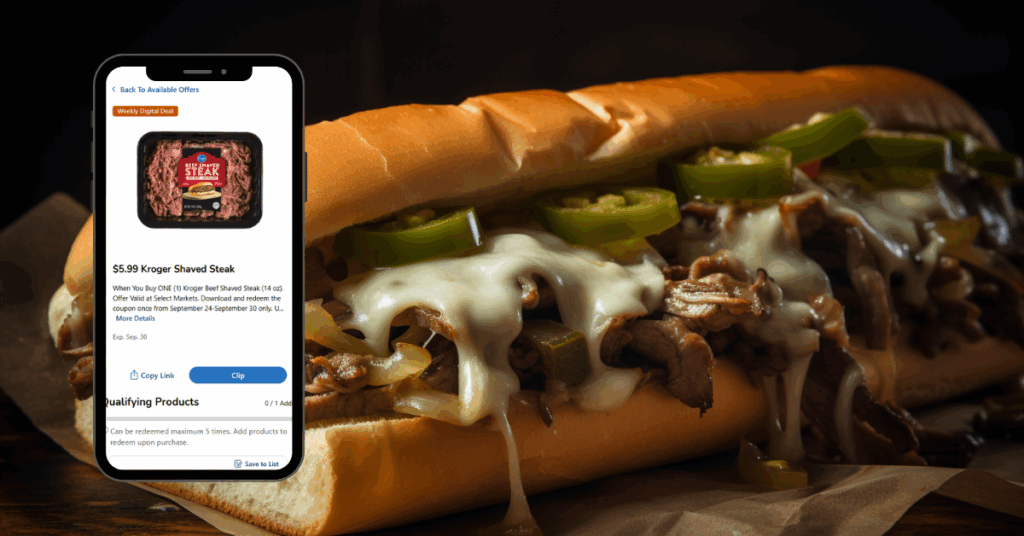kroger shaved steak