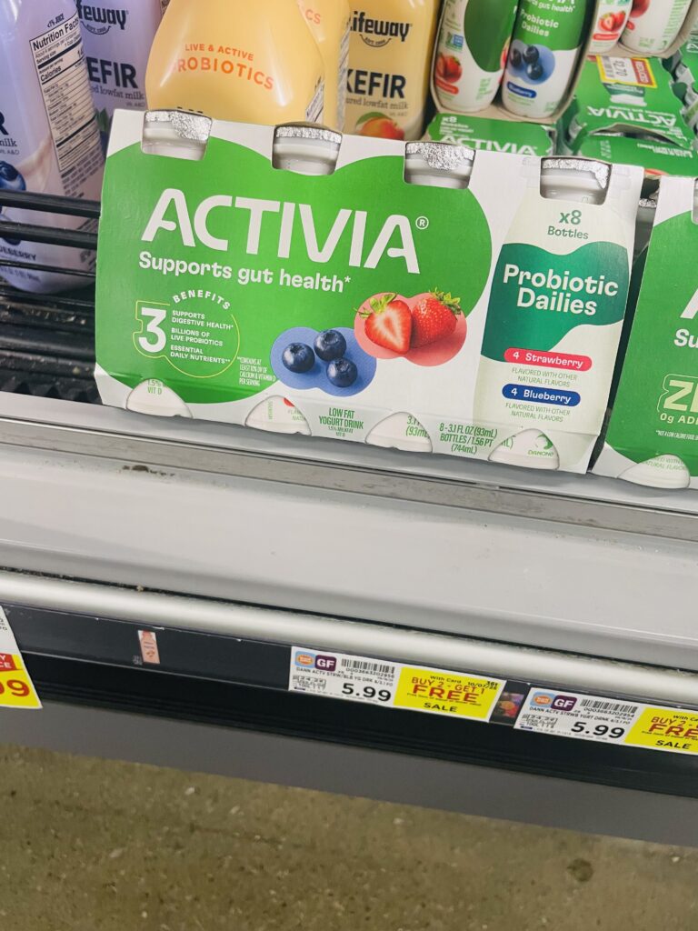activia yogurt kroger shelf image (1)