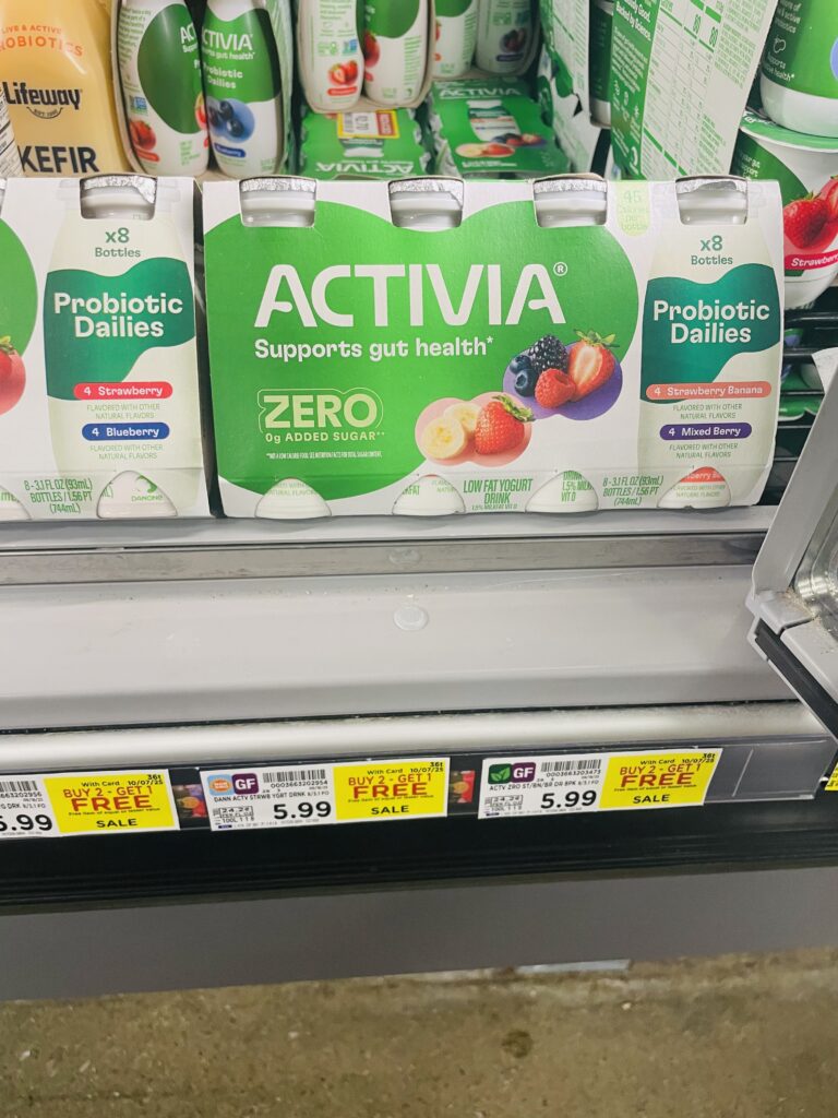 activia yogurt kroger shelf image (1)