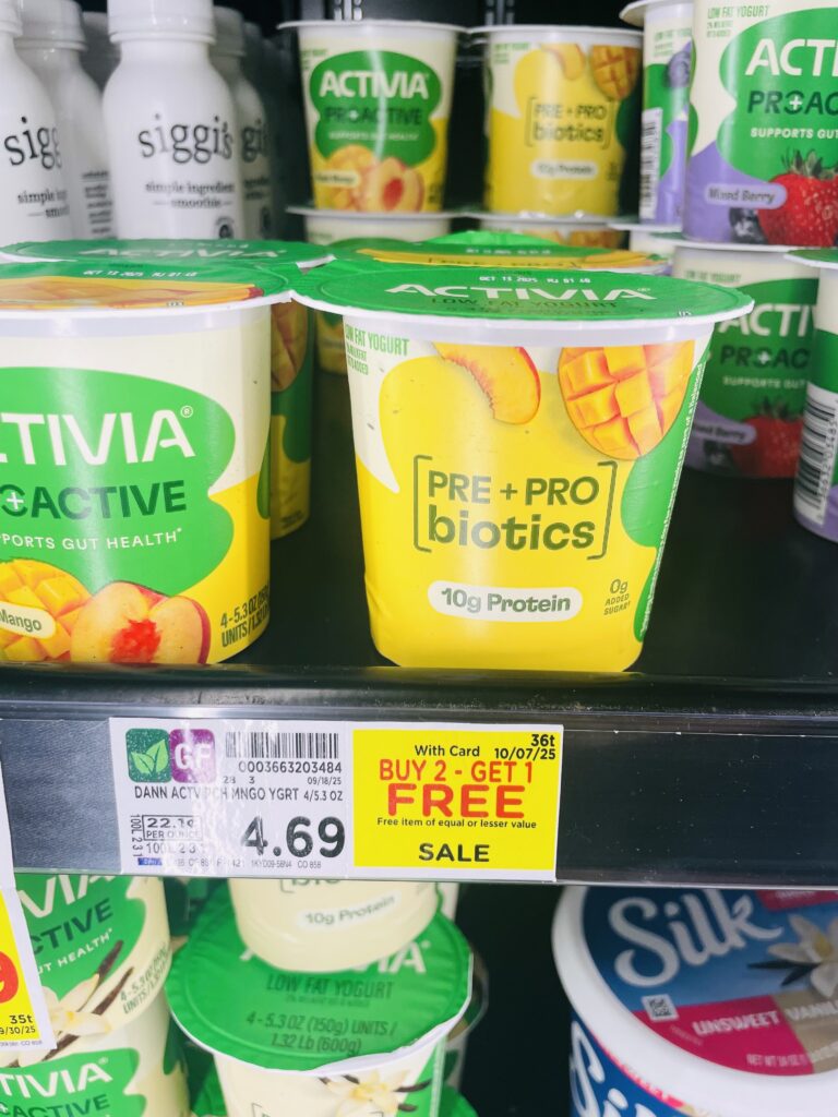 activia yogurt kroger shelf image (1)