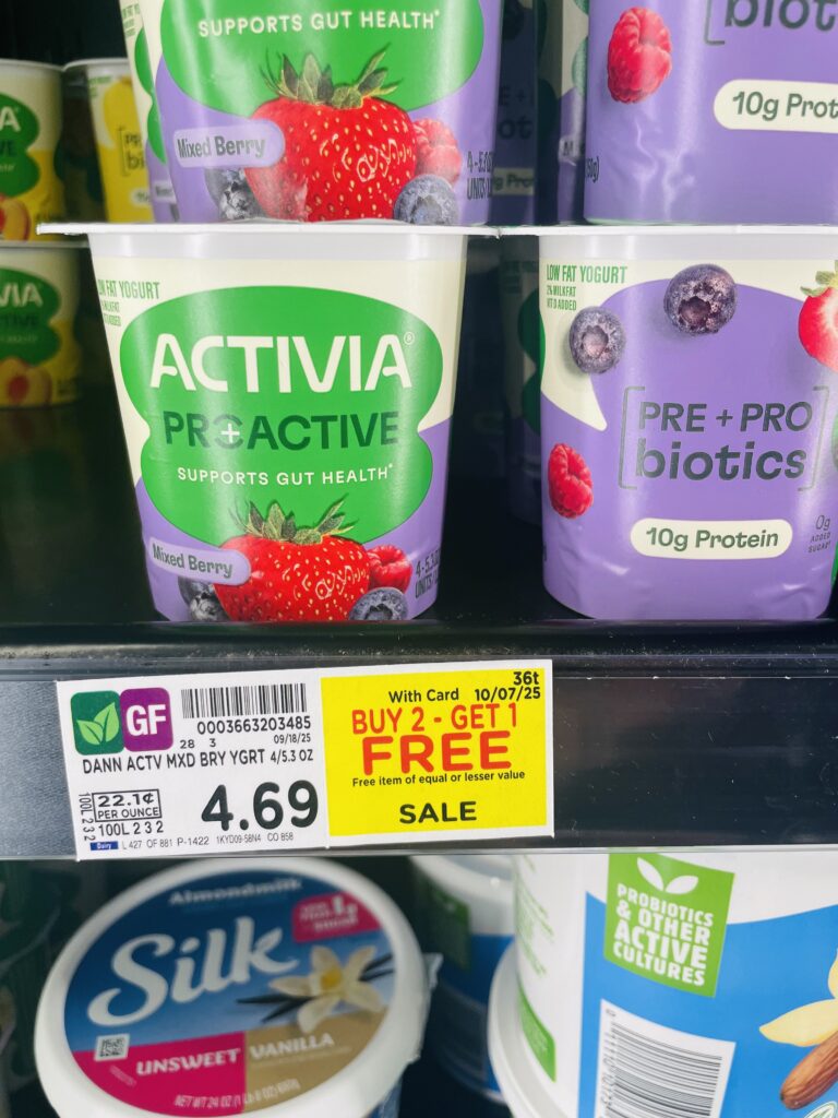 activia yogurt kroger shelf image (1)