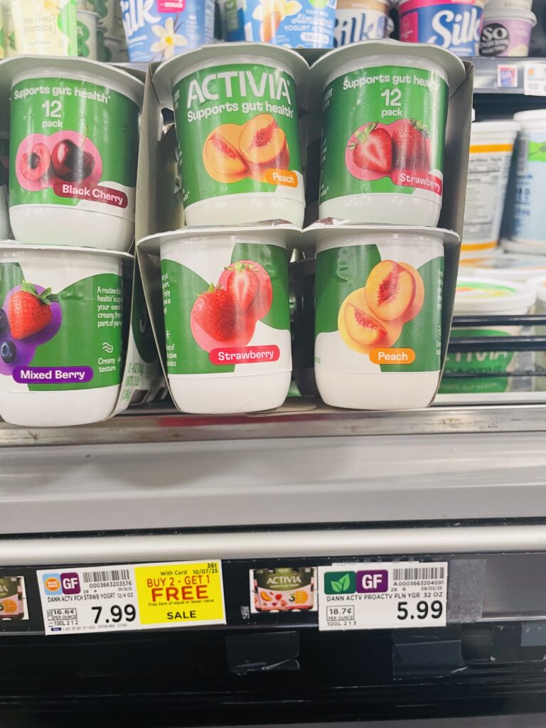 activia yogurt kroger shelf image (1)