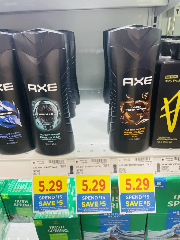axe body wash kroger shelf image (2)