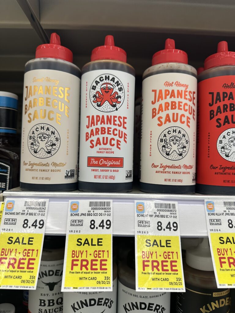 bachan's sauce kroger shelf image (2)