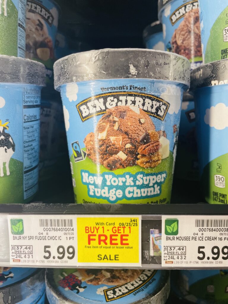 ben and jerry's ice cream kroger shelf image (1)