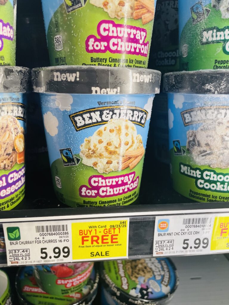 ben and jerry's ice cream kroger shelf image (1)