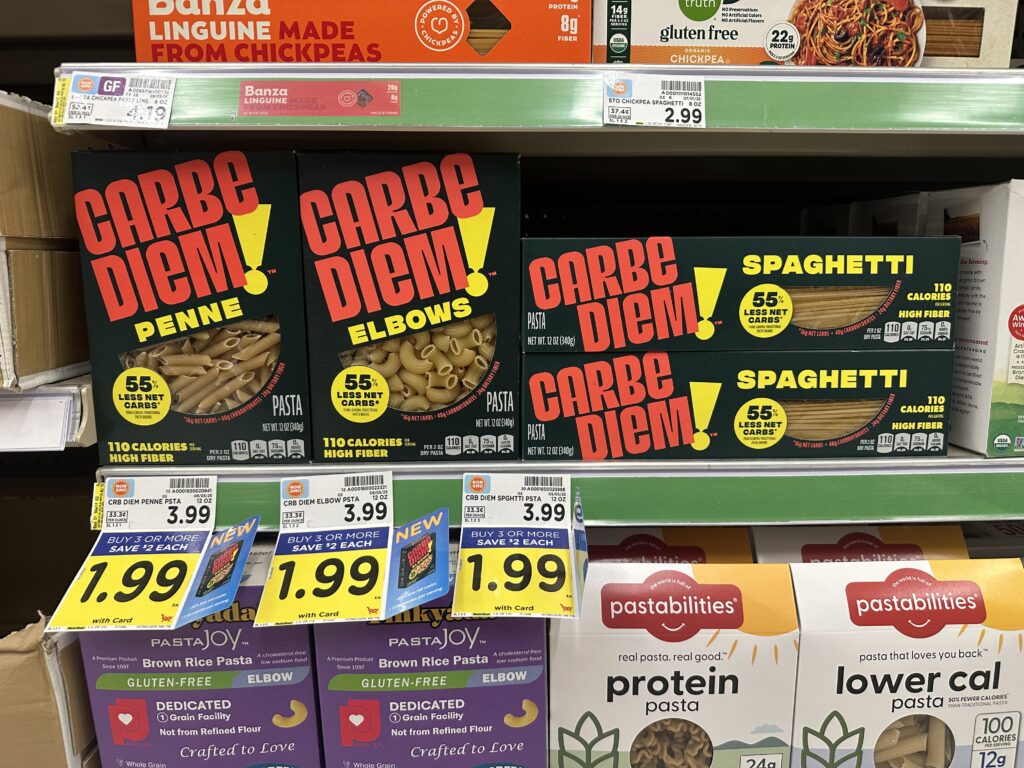 carbe diem kroger shelf image