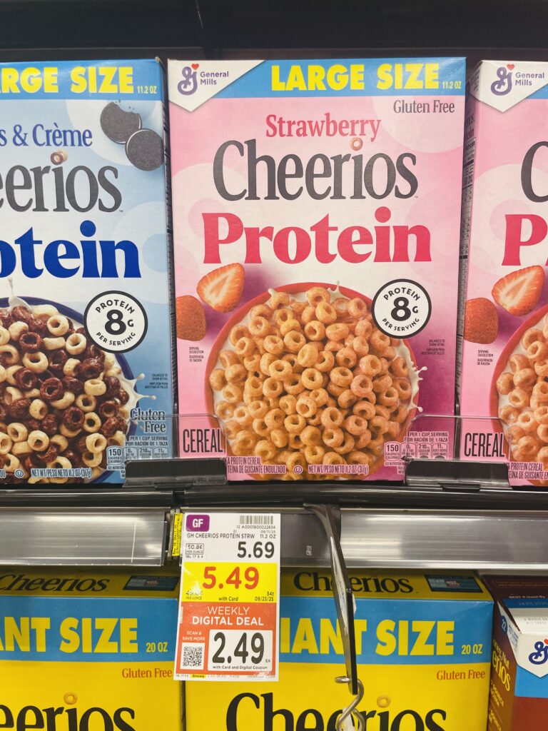 cheerios protein kroger shelf image (1)