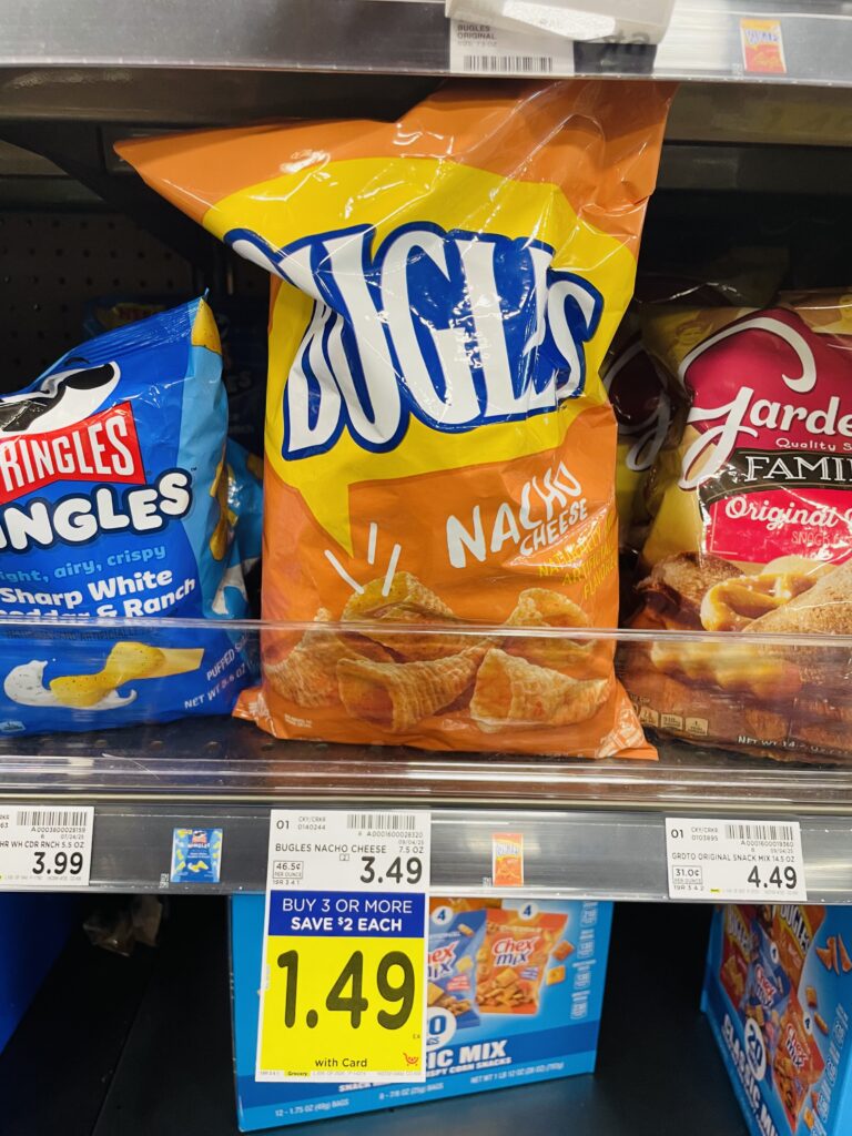 chex mix, bugles and gardettos kroger shelf image (2)