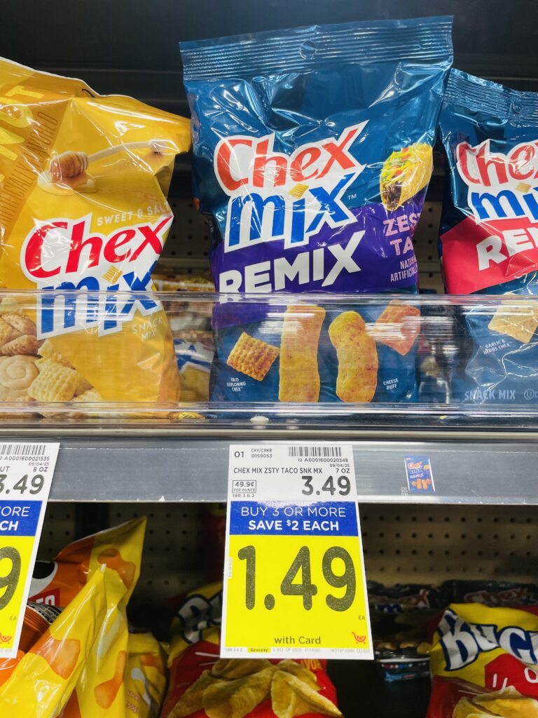 chex mix, bugles and gardettos kroger shelf image (2)