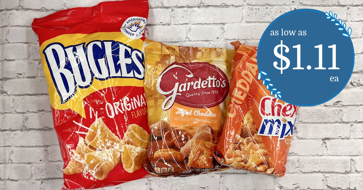 Chex Mix, Gardettos and Bugles as low $1.11! - Kroger Krazy