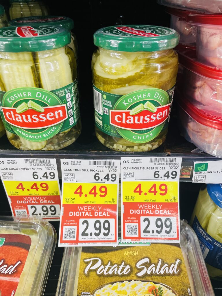 claussen pickles kroger shelf image (1)