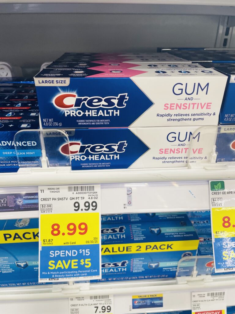 crest toothpaste kroger shelf image (1)