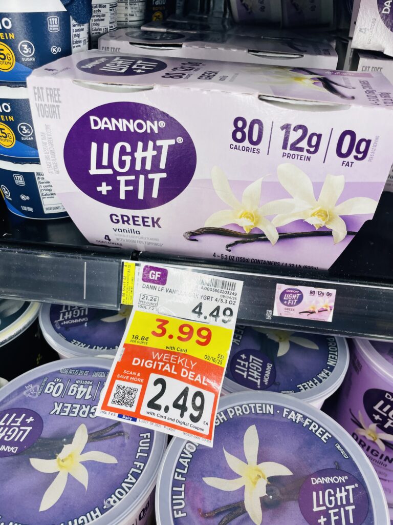 dannon light and fit kroger shelf image (1)