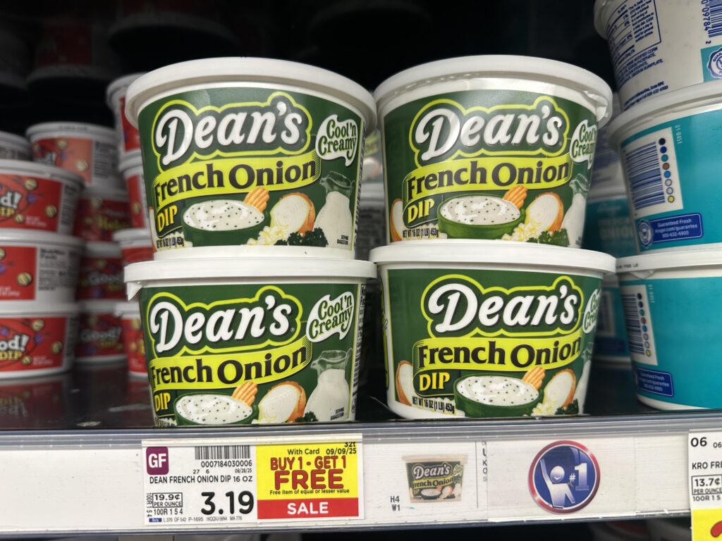 deans dip kroger shelf image