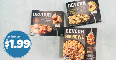 devour frozen meals kroger krazy