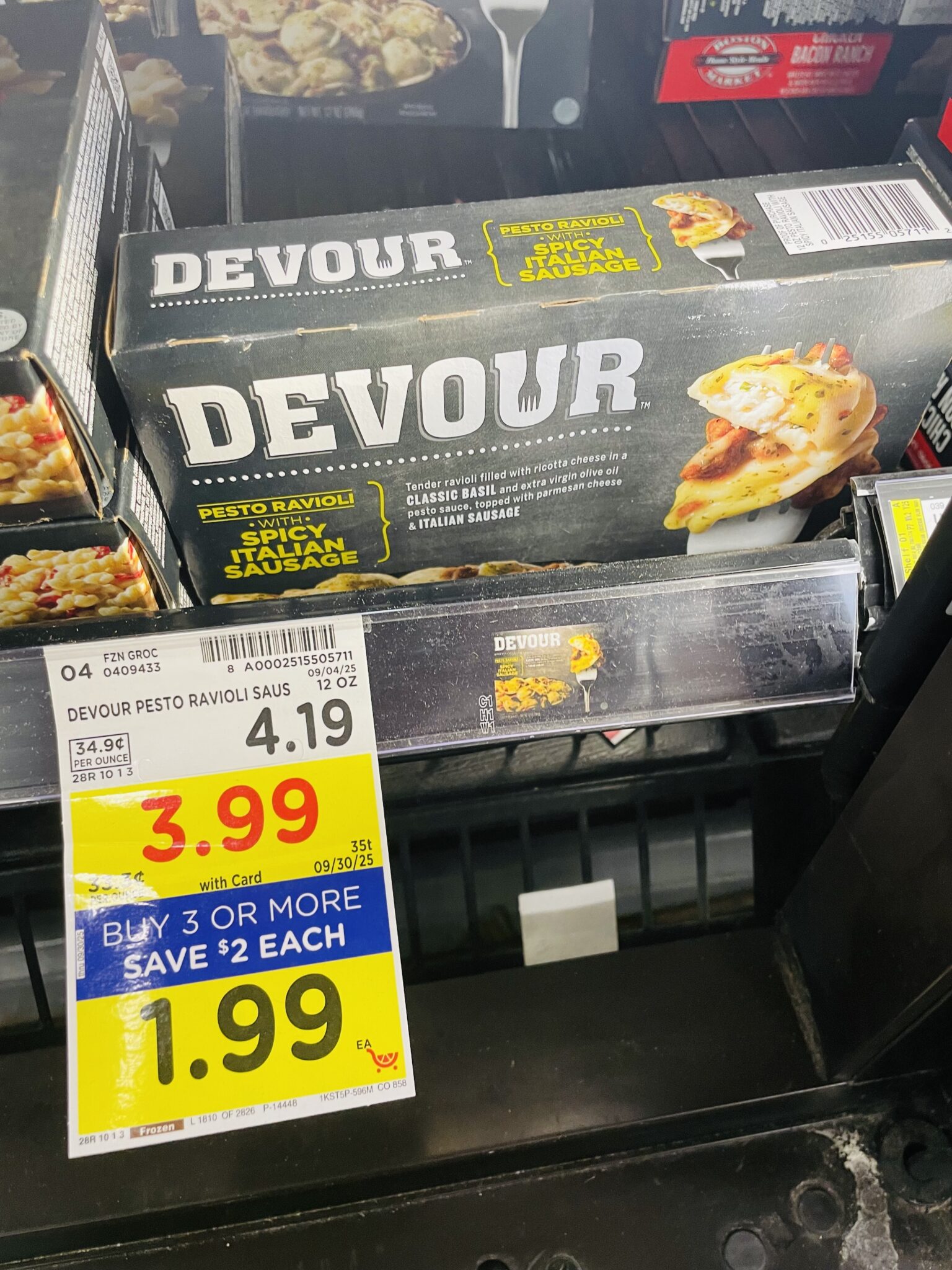 Devour Frozen Meals as low as $1.99! - Kroger Krazy